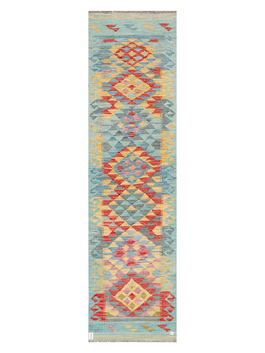 Maimana Kilim Runner - 305 × 81 cm (10'0" x 2'8")-0