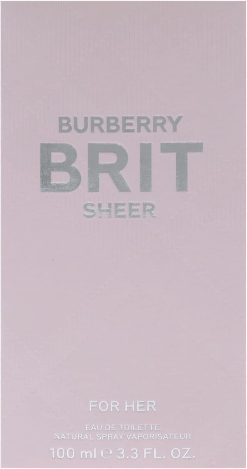 Burberry Brit Sheer For Her Eau De Toilette 100ml-3