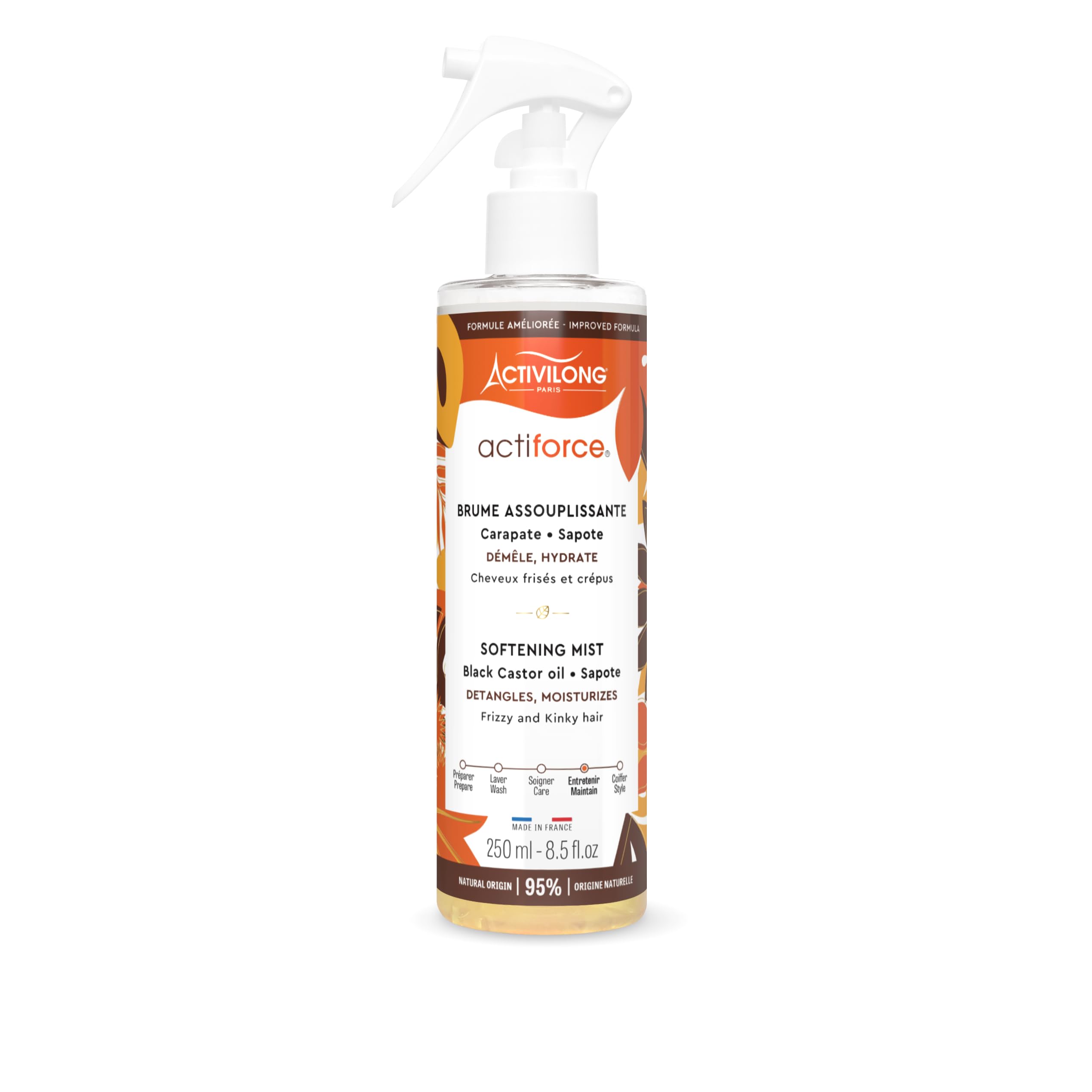 Activilong Acti Force Black Castor Oil & Sapote Softening Mist 250ml
