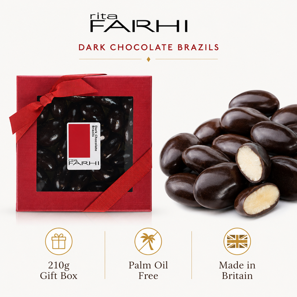 Dark Chocolate Coated Brazil Nuts, Palm Oil Free, 210g-3