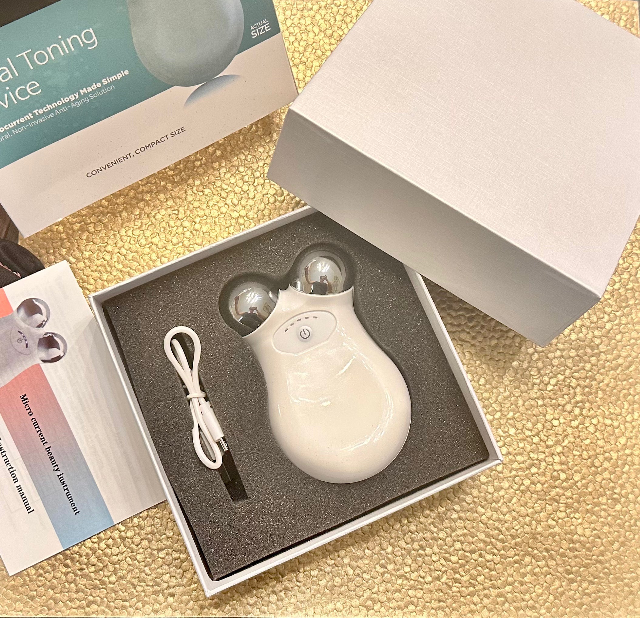 Microcurrent Facial Toning Massager | Lifting & Anti-età
