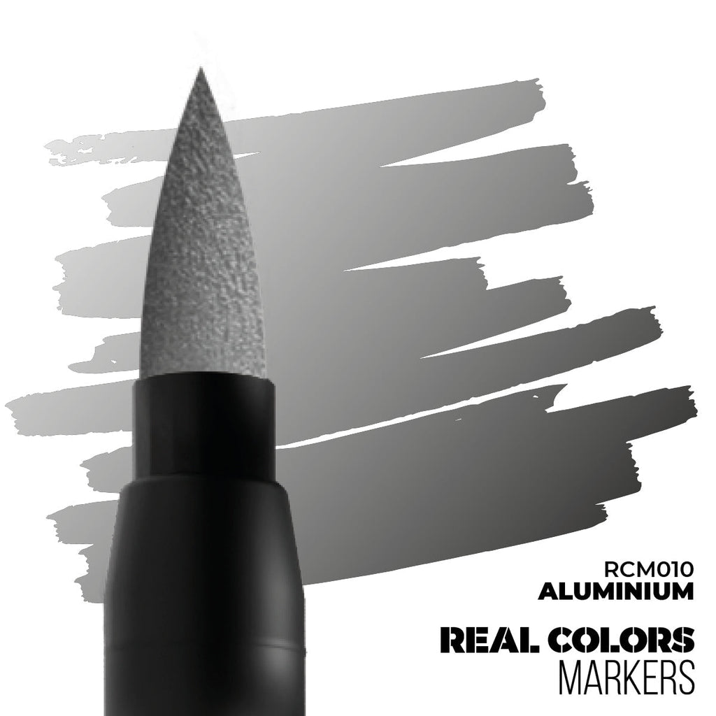 AK Interactive Real Colors Marker - Aluminium (RCM010)-0