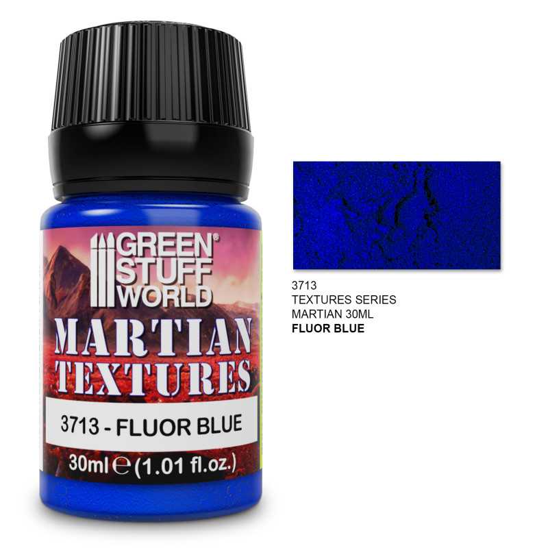 Green Stuff World - Textured Paint - Martian - Fluor Blue 30ml-0